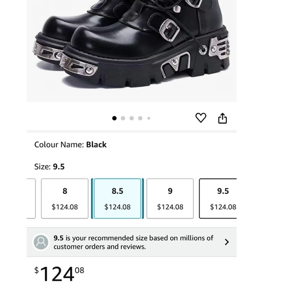 Men’s gothic style boots - Picture 7 of 7